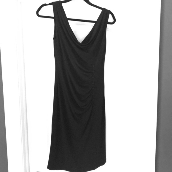 Black house white market black dress LBD - Picture 1 of 4